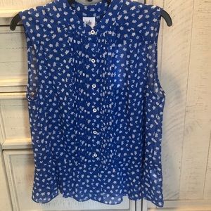 Cabi Electric Blouse in tulip. Size M, floral, NWT